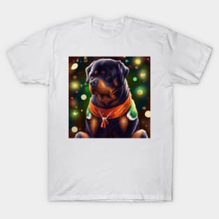 Cute Rottweiler Drawing T-Shirt